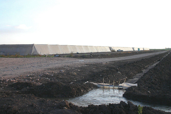 Eight 12.5 acres Screen Structures connected with Tunnels.