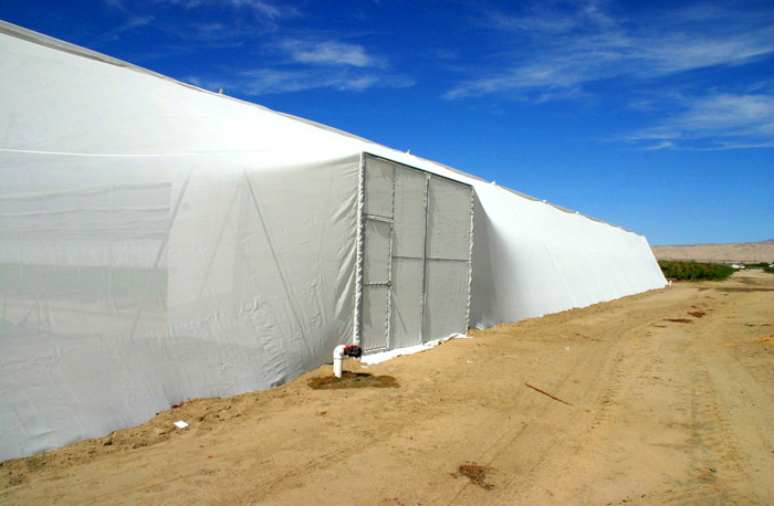 Entrance to 10 Acres Screen Structure.